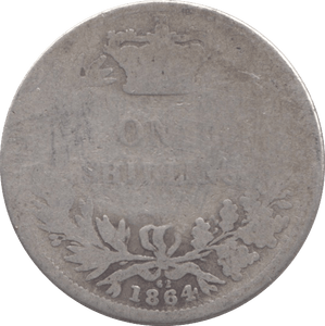 1862 SHILLING DIE 62 ( FAIR ) 13 - Shilling - Cambridgeshire Coins
