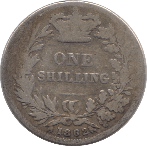 1862 SHILLING ( FAIR ) 5 - Shilling - Cambridgeshire Coins