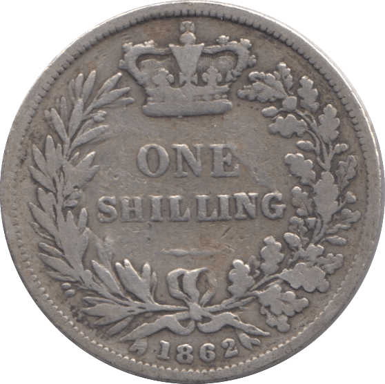 1862 SHILLING ( FINE ) - Shilling - Cambridgeshire Coins
