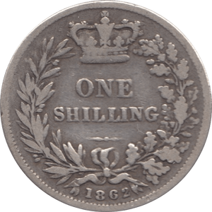 1862 SHILLING ( FINE ) - Shilling - Cambridgeshire Coins