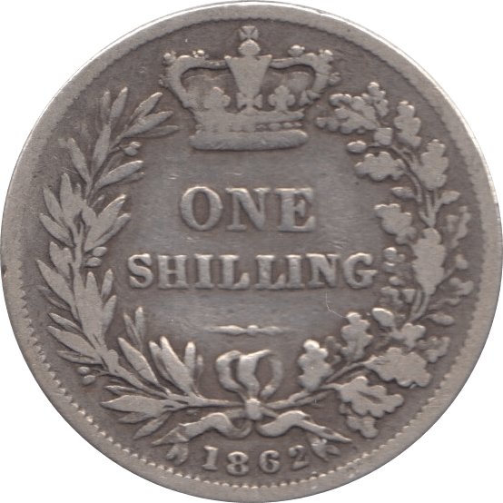 1862 SHILLING ( FINE ) - Shilling - Cambridgeshire Coins