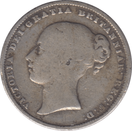 1862 SHILLING ( FINE ) - Shilling - Cambridgeshire Coins