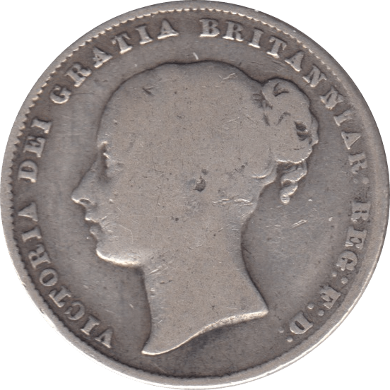 1862 SHILLING ( FINE ) - Shilling - Cambridgeshire Coins