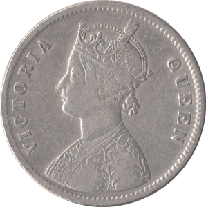 1862 SILVER INDIA 1 RUPEE - SILVER WORLD COINS - Cambridgeshire Coins