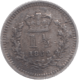 1862 THREE HALF PENCE ( GF ) 23 - Three Half Pence - Cambridgeshire Coins