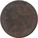 1863 FARTHING ( FINE ) - Farthing - Cambridgeshire Coins