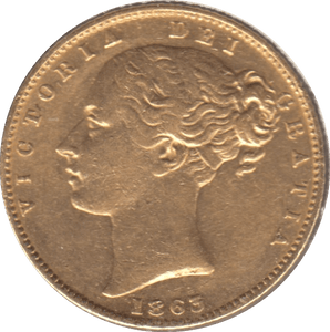 1863 GOLD SOVEREIGN ( GVF ) 3 - Sovereign - Cambridgeshire Coins