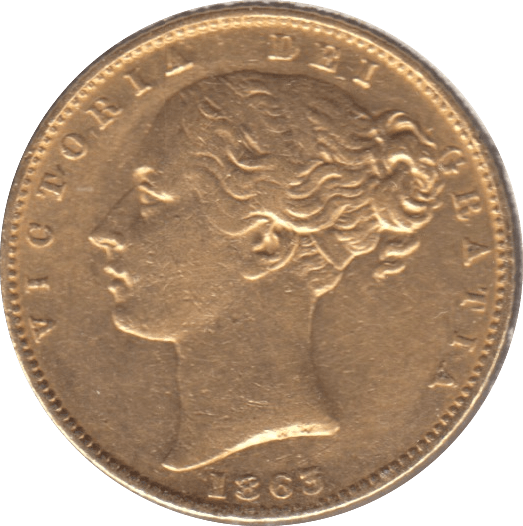 1863 GOLD SOVEREIGN ( GVF ) 3 - Sovereign - Cambridgeshire Coins