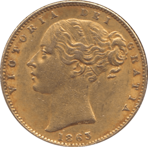 1863 GOLD SOVEREIGN ( GVF ) 5 - Sovereign - Cambridgeshire Coins
