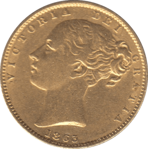 1863 GOLD SOVEREIGN ( GVF ) B - Sovereign - Cambridgeshire Coins