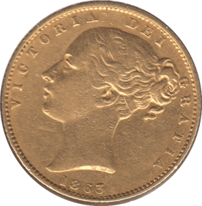 1863 GOLD SOVEREIGN ( GVF ) DIE 11 REF 2 - Sovereign - Cambridgeshire Coins