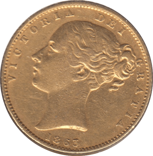 1863 GOLD SOVEREIGN ( GVF ) DIE 11 REF 2 - Sovereign - Cambridgeshire Coins