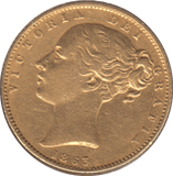 1863 GOLD SOVEREIGN ( GVF ) DIE 11 REF 2 - Sovereign - Cambridgeshire Coins