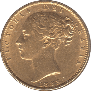 1863 GOLD SOVEREIGN ( GVF ) REF 2 - Sovereign - Cambridgeshire Coins