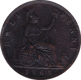 1863 HALFPENNY ( AEF ) - Halfpenny - Cambridgeshire Coins