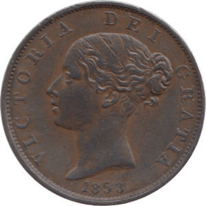 1863 HALFPENNY ( EF ) - Halfpenny - Cambridgeshire Coins