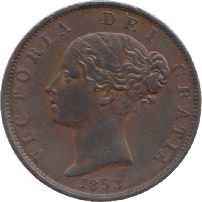 1863 HALFPENNY ( EF ) - Halfpenny - Cambridgeshire Coins