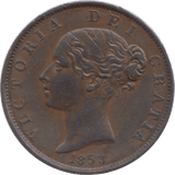 1863 HALFPENNY ( EF ) - Halfpenny - Cambridgeshire Coins