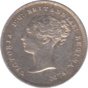 1863 MAUNDY FOURPENCE ( AUNC ) - Maundy Coins - Cambridgeshire Coins