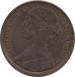 1863 PENNY ( AUNC ) 1 - Penny - Cambridgeshire Coins