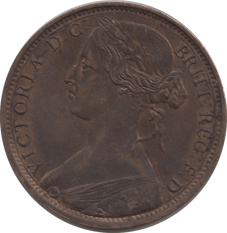 1863 PENNY ( AUNC ) 1 - Penny - Cambridgeshire Coins