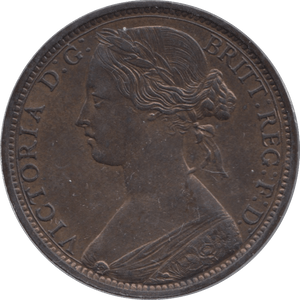 1863 PENNY ( AUNC ) - Penny - Cambridgeshire Coins