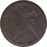 1863 PENNY ( AUNC ) - Penny - Cambridgeshire Coins