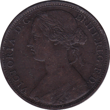 1863 PENNY ( EF ) - Penny - Cambridgeshire Coins