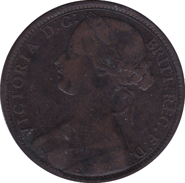 1863 PENNY ( F ) - Penny - Cambridgeshire Coins