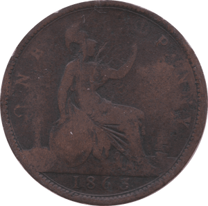 1863 PENNY ( FAIR ) - Penny - Cambridgeshire Coins