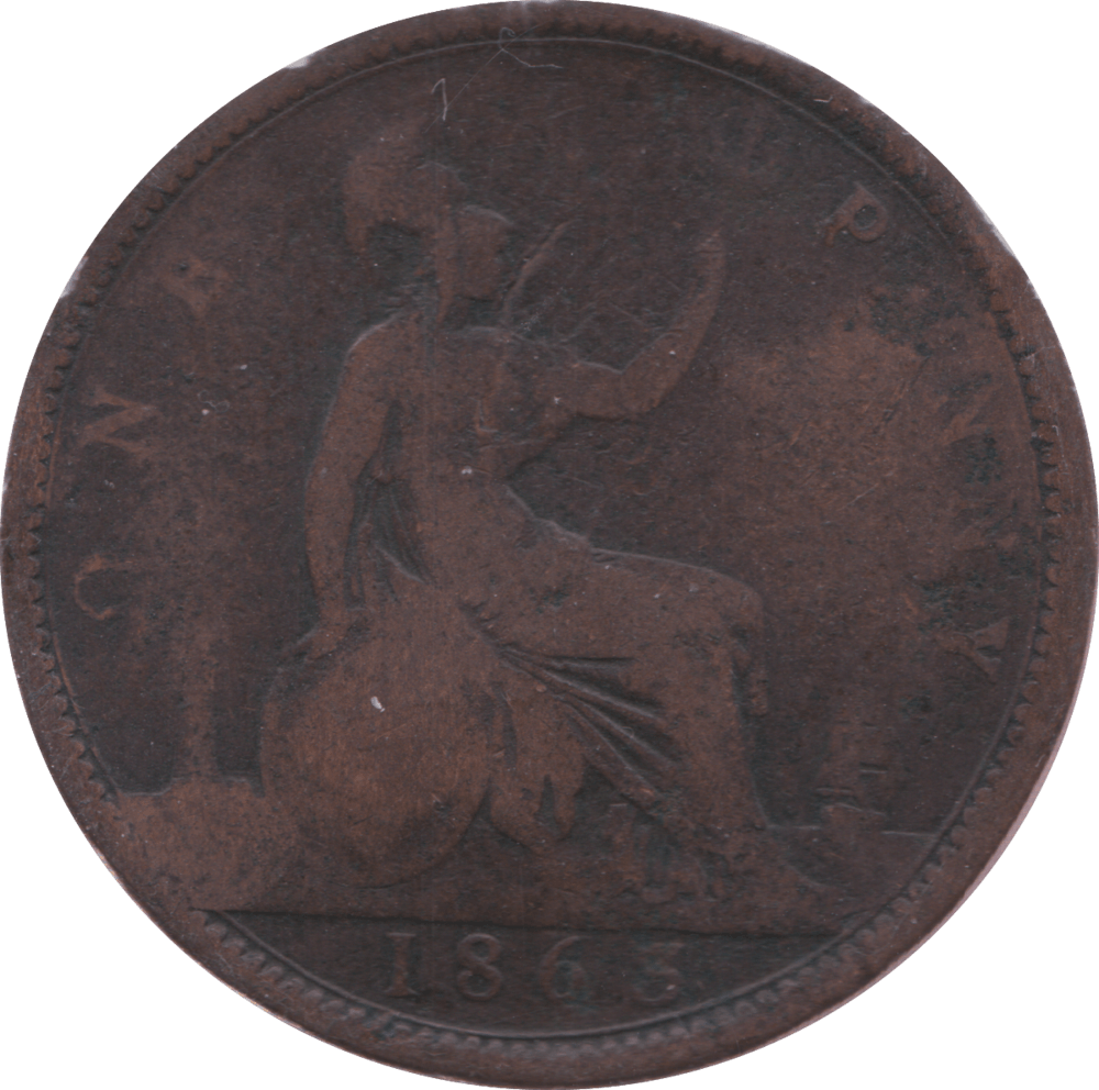 1863 PENNY ( FAIR ) - Penny - Cambridgeshire Coins