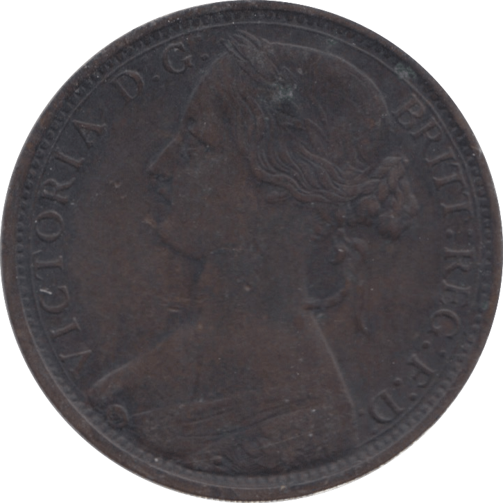 1863 PENNY ( GVF ) 2 - Penny - Cambridgeshire Coins
