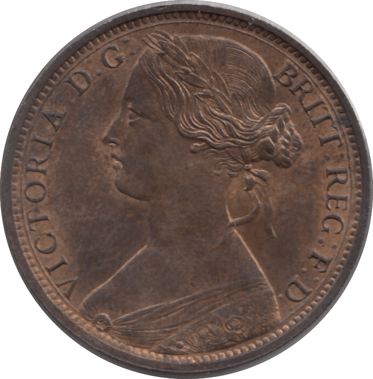 1863 PENNY ( UNC ) 2 - Penny - Cambridgeshire Coins