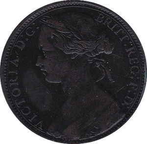 1863 PENNY ( VF ) - Penny - Cambridgeshire Coins
