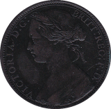 1863 PENNY ( VF ) - Penny - Cambridgeshire Coins