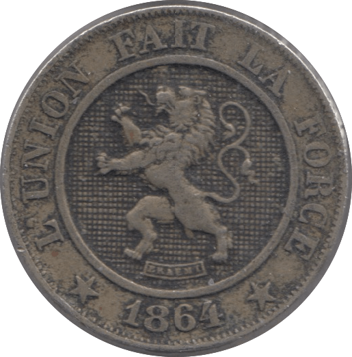 1864 10 CENTIMES NETHERLANDS - WORLD COINS - Cambridgeshire Coins
