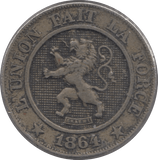 1864 10 CENTIMES NETHERLANDS - WORLD COINS - Cambridgeshire Coins
