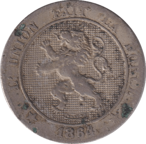1864 5 CENTIMES - WORLD COINS - Cambridgeshire Coins