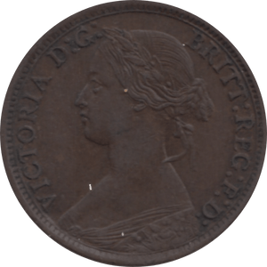 1864 FARTHING 2 ( GVF ) 89 - Farthing - Cambridgeshire Coins