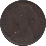 1864 FARTHING 2 ( GVF ) 89 - Farthing - Cambridgeshire Coins