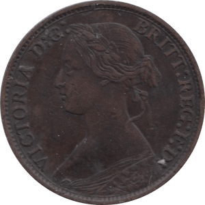 1864 FARTHING ( VF ) 1 - Farthing - Cambridgeshire Coins
