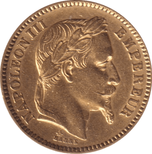 1864 GOLD 20 FRANC FRANCE - Gold World Coins - Cambridgeshire Coins