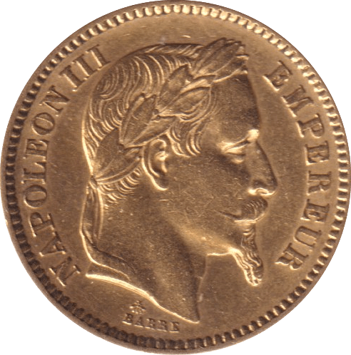 1864 GOLD 20 FRANC FRANCE - Gold World Coins - Cambridgeshire Coins