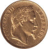 1864 GOLD 20 FRANC FRANCE - Gold World Coins - Cambridgeshire Coins