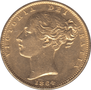 1864 GOLD SOVEREIGN ( EF ) 5 - Sovereign - Cambridgeshire Coins