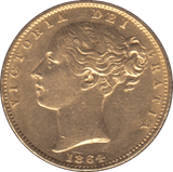 1864 GOLD SOVEREIGN ( EF ) 5 - Sovereign - Cambridgeshire Coins