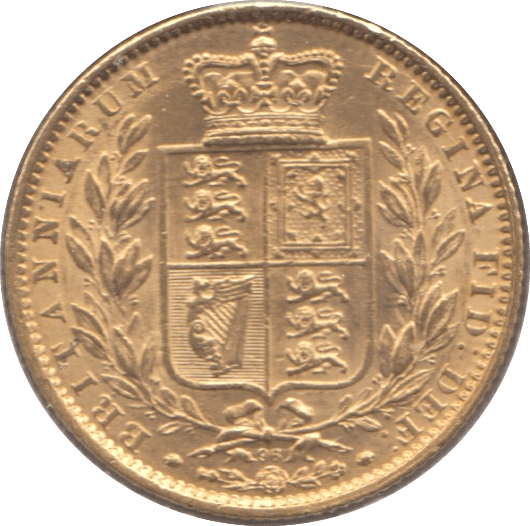 1864 GOLD SOVEREIGN ( EF ) 5 - Sovereign - Cambridgeshire Coins