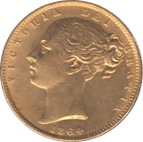 1864 GOLD SOVEREIGN ( GVF ) DIE 36 - Sovereign - Cambridgeshire Coins