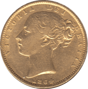 1864 GOLD SOVEREIGN ( GVF ) DIE 85 - Sovereign - Cambridgeshire Coins