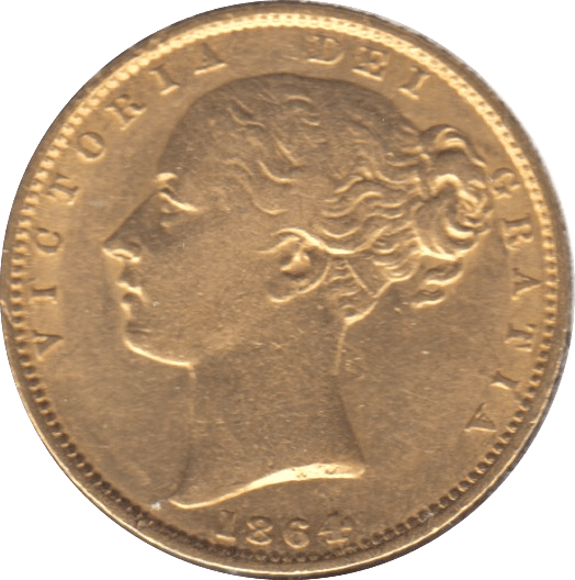 1864 GOLD SOVEREIGN ( GVF ) DIE 85 - Sovereign - Cambridgeshire Coins